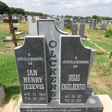 OLCKERS Jan Henry Jezevis 1949-2021 :: OLCKERS Josias Engelbertus 1971-2021