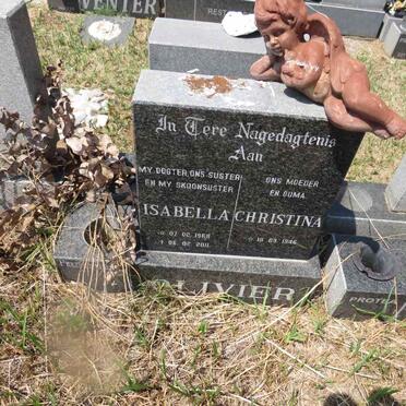 OLIVIER Christina 1946-  :: OLIVIER Isabella 1968-2011