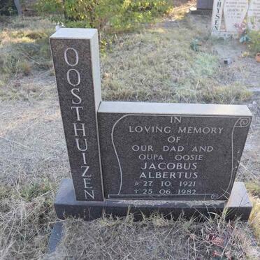 OOSTHUIZEN Jacobus Albertus 1921-1982