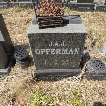 OPPERMAN J.A.J. 1936-2006