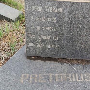 PRETORIUS Hendrik Sybrand 1935-1977