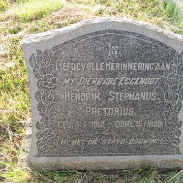 PRETORIUS Hendrik Stephanus 1912-1959
