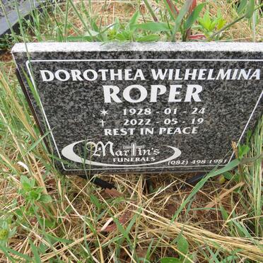 ROPER Dorothea Wilhelmina 1928-2022