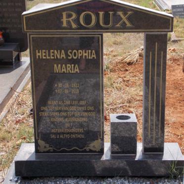 ROUX Helena Sophia Maria 1922-2010