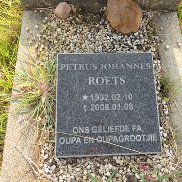 ROETS Petrus Johannes 1932-2008