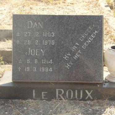 ROUX Dan, le 1903-1975 &amp; Joey 1914-1994