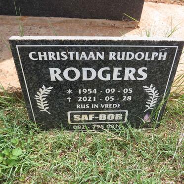 RODGERS Christiaan Rudolph 1954-2021