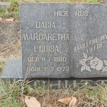 SCHUTTE Dacia Margaretha Louisa 1890-1973