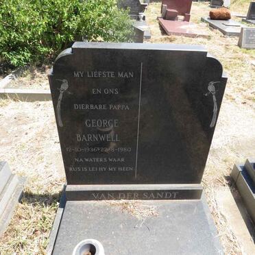 SANDT George Barnell, van der 1936-1980