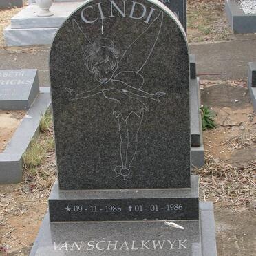 SCHALKWYK Cindi, van 1985-1986