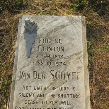 SCHYFF Eugene Clinton, van der 1974-1974