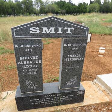 SMIT Eduard Albertus 1968-2022 & Amanda Petronella 1974-