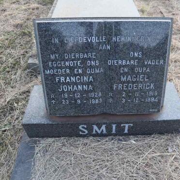 SMIT Magiel Frederick 1919-1994 & Francina Johanna 1928-1983