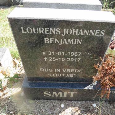 SMIT Lourens Johannes Benjamin 1967-2017