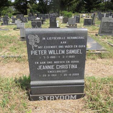 STRYDOM Pieter Willem Samuel 1910-1985 & Jeannie Christina ENGELBRECHT 1914-2009