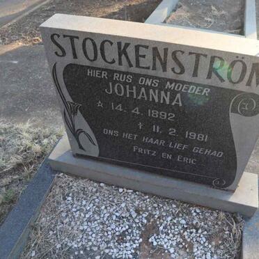 STOCKENSTROM Johanna 1892-1981