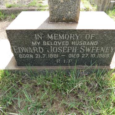 SWEENEY Edward Joseph 1881-1965