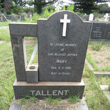 TALLENT Mary -1968