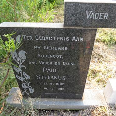 UPTON Paul Stefanus 1903-1983 & Hester Johanna Elizabeth 1903-1978 _2