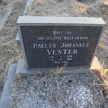 VENTER Paulus Johannes 1918-1981