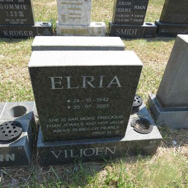 VILJOEN Elria 1942-2003