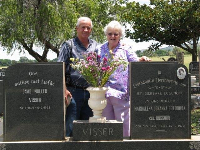 VISSER David Muller 1899-1995 &amp; Magdalena J.G. ROSSOUW 1904-1970