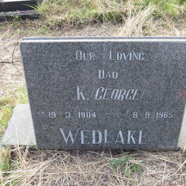 WEDLAKE K. 1904-1965
