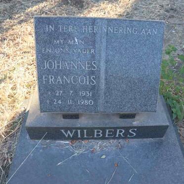 WILBERS Johannes Francois 1931-1980