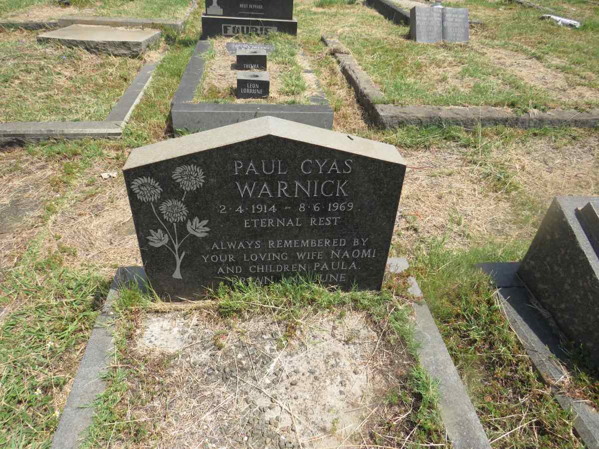 WARNICK Paul Cyas 1914-1969