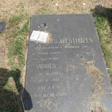 WESTHUIZEN Andries, van der 1918-1984