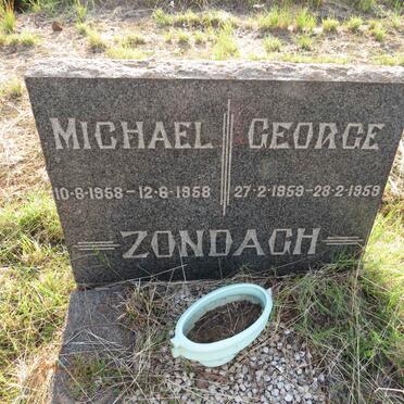 ZONDAGH Michael 1958-1958 :: ZONDAGH George 1959-1959