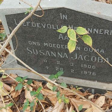 ZYL Susanna Jacoba, van 1906-1976