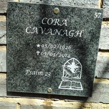 CAVANAGH Cora 1926-2014