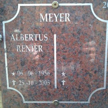 MEYER Albertus Renier 1956-2005
