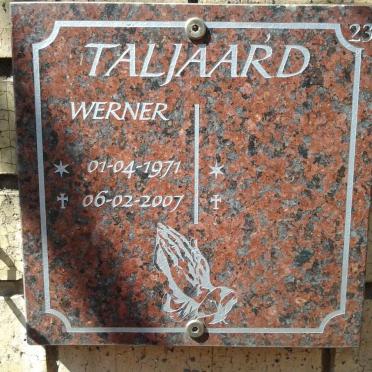 TALJAARD Werner 1971-2007