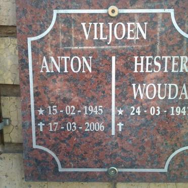 VILJOEN Anton 1945-2006 &amp; Hester Wouda 1947-