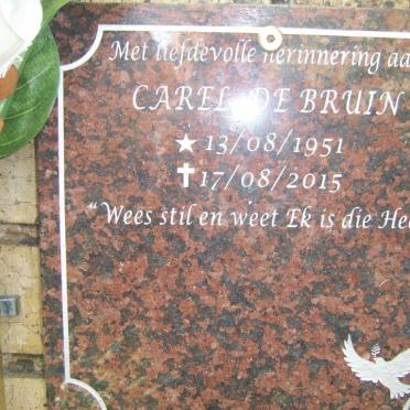BRUIN Carel, de 1951-2015