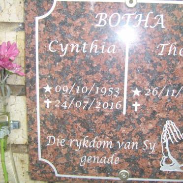 BOTHA Theo 1950- &amp; Cynthia 1953-2016