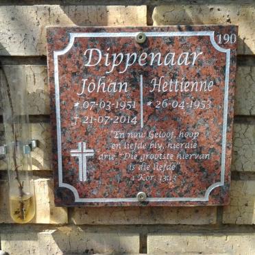 DIPPENAAR Johan 1951-2014 &amp; Hettienne 1953-