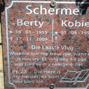 SCHERMER Berty 1955-2009 &amp; Kobie 1956-