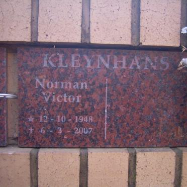 KLEYNHANS Norman Victor 1948-2007