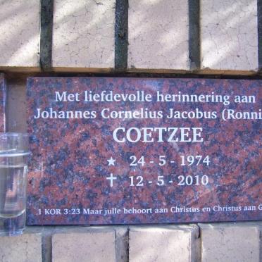 COETZEE Johannes Cornelius Jacobus 1974-2010
