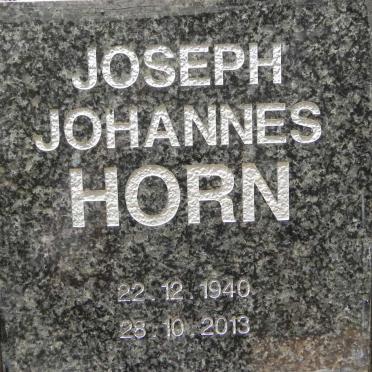 HORN Joseph Johannes 1940-2013
