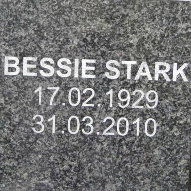 STARK Bessie 1929-2010
