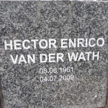 WATH Hector Enrico, van der 1961-2009