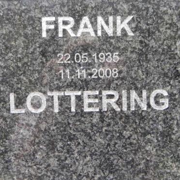 LOTTERING Frank 1935-2008