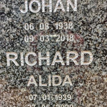 RICHARD Johan 1938-2018 &amp; Alida 1939-2020