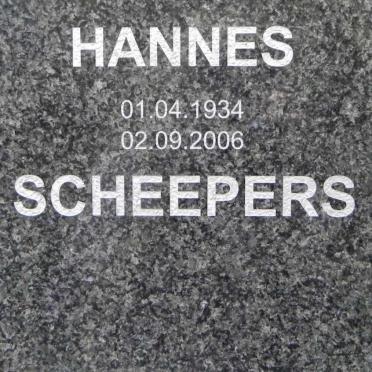 SCHEEPERS Hannes 1934-2006
