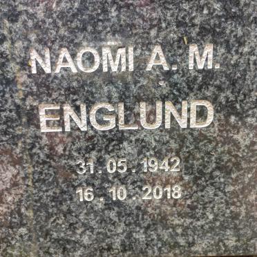ENGLUND Naomi A.M. 1942-2018