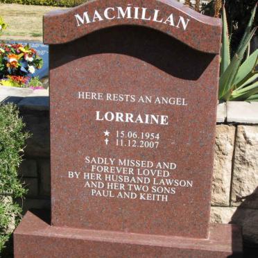 MACMILLAN Lorraine 1954-2007